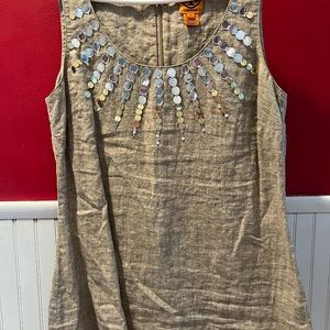 Tory burch linen top 8